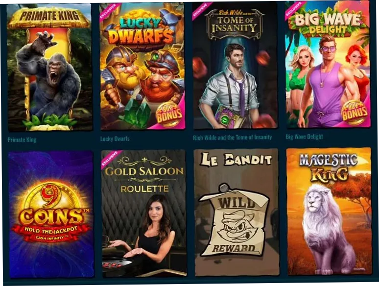 Juegos populares Spinanga Casino
