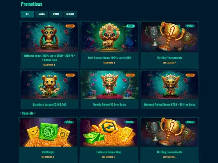 Bono de bienvenida Spinanga Casino — 100% hasta 500€